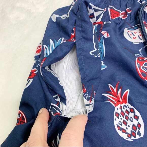 Jake Austin Pineapples & Cocktails Swim Trunks - Picture 3 of 6